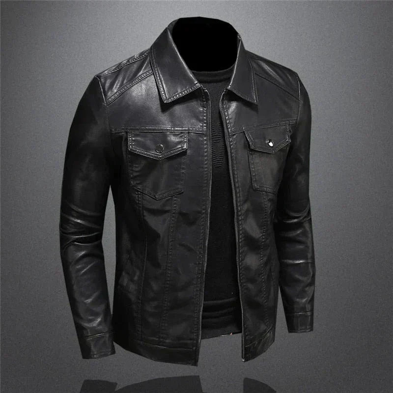 Chaqueta de cuero vegano