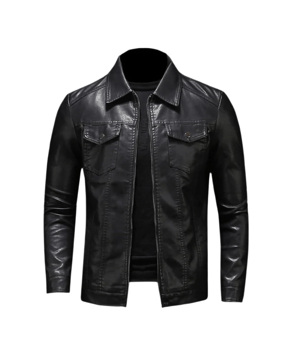 Chaqueta de cuero vegano