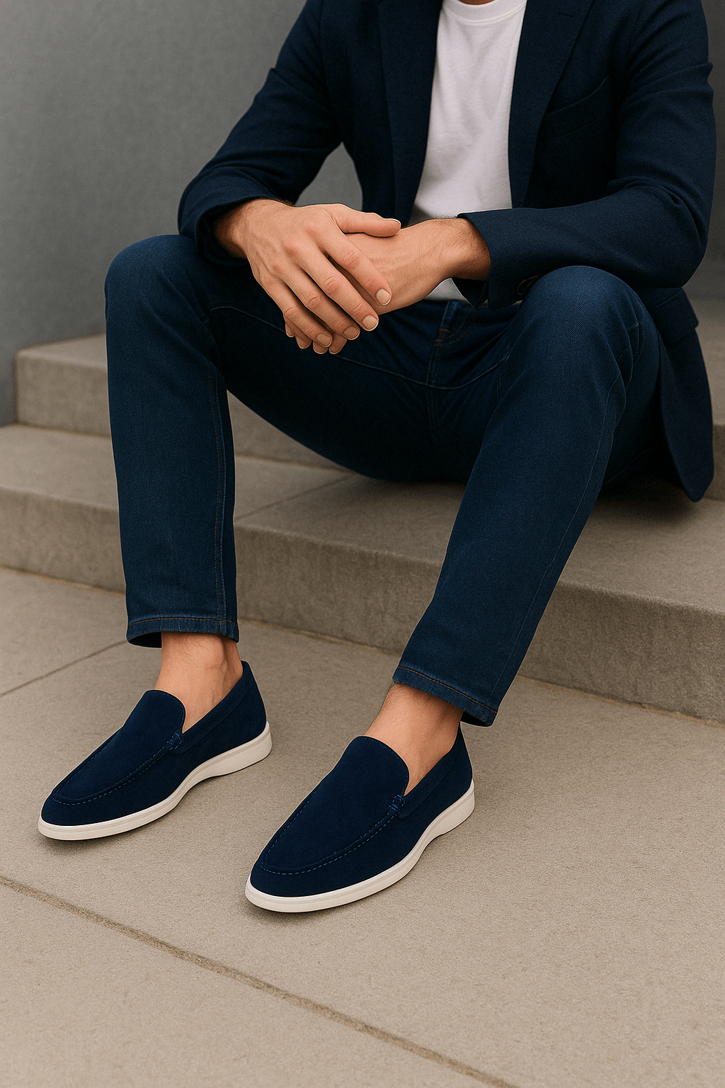 Mocasines de ante refinados