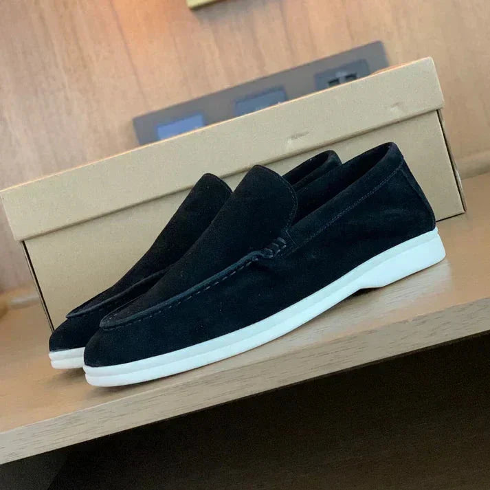 Mocasines de ante refinados