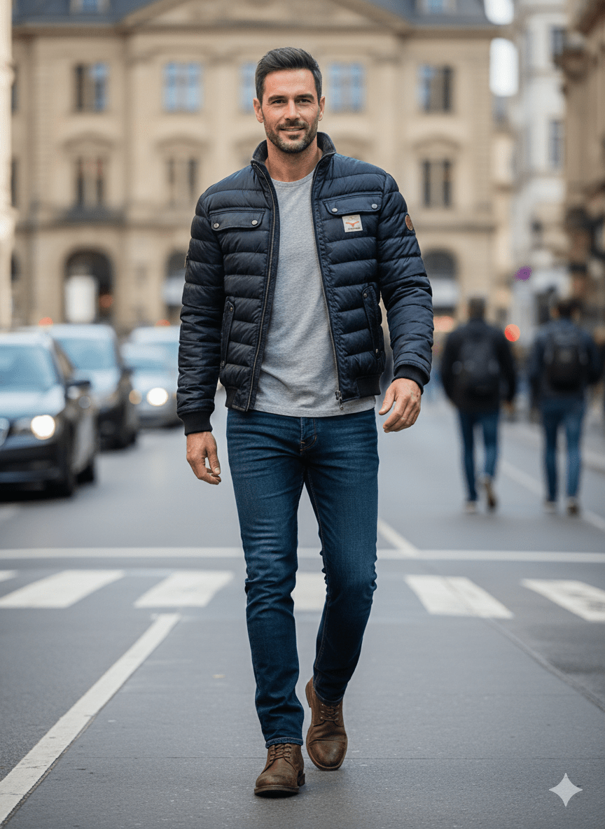 Chaqueta acolchada urbana