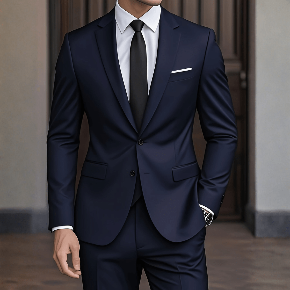 Traje elegante