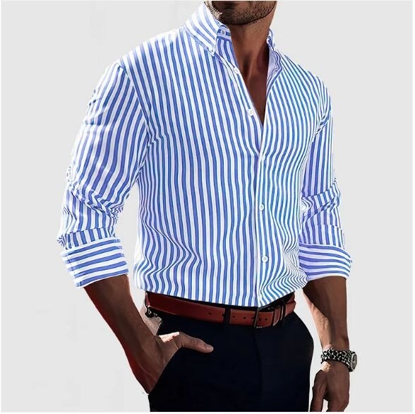 Camisa de rayas elegante