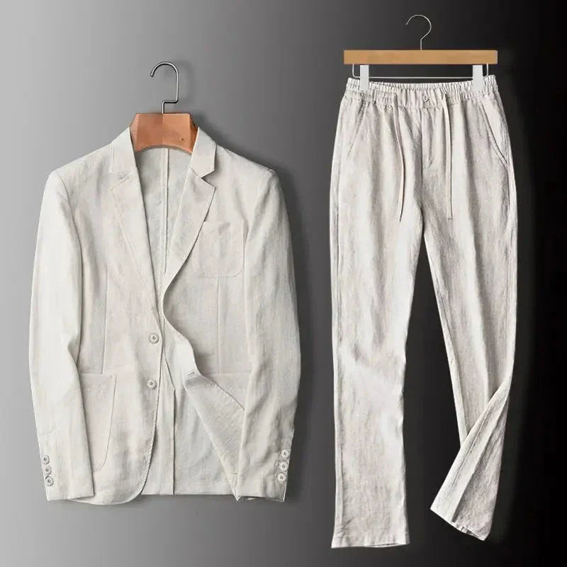 Conjunto de lino elegante