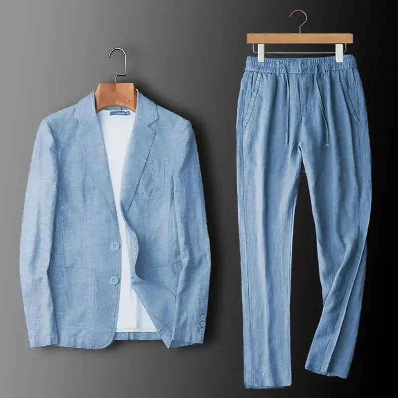 Conjunto de lino elegante