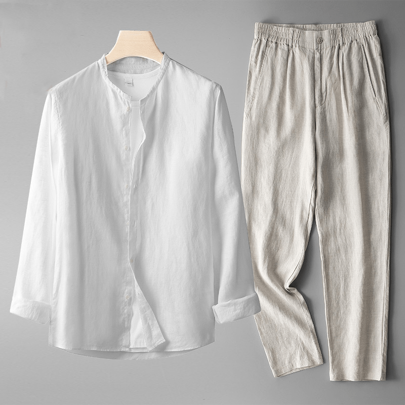 Conjunto de lino clásico