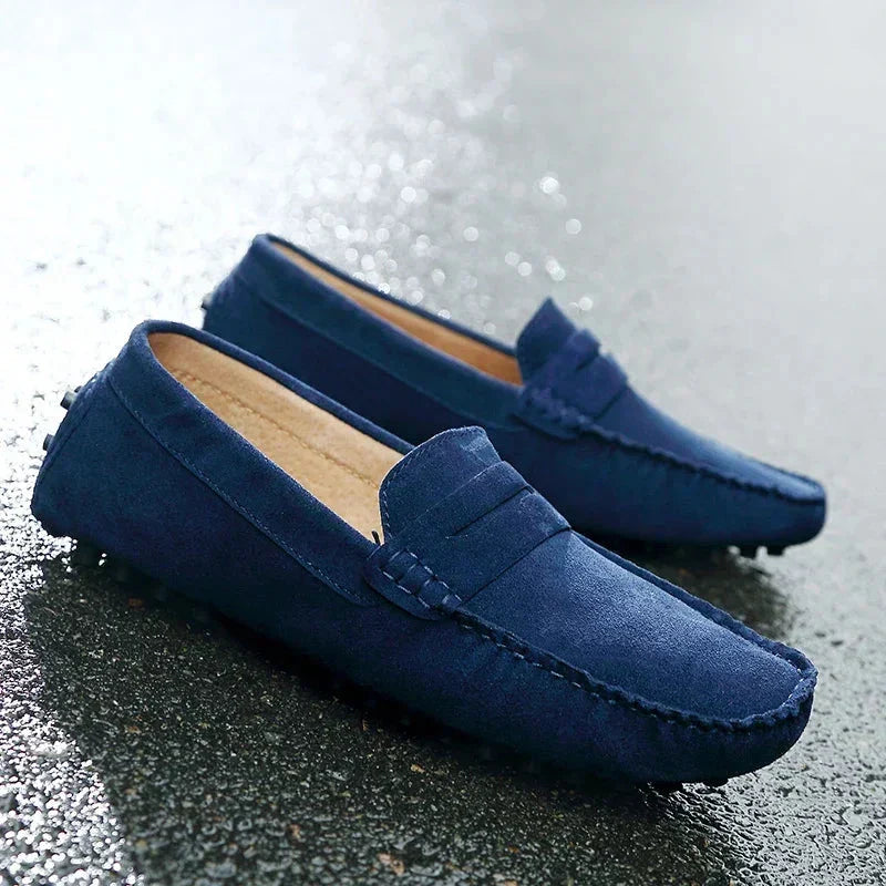 Mocasines de ante casual