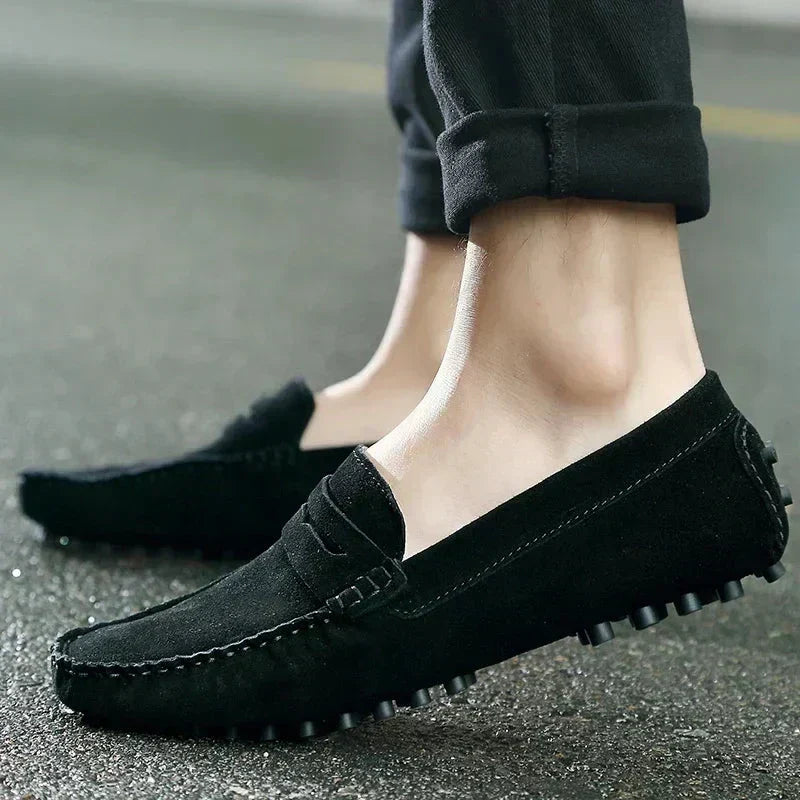 Mocasines de ante casual