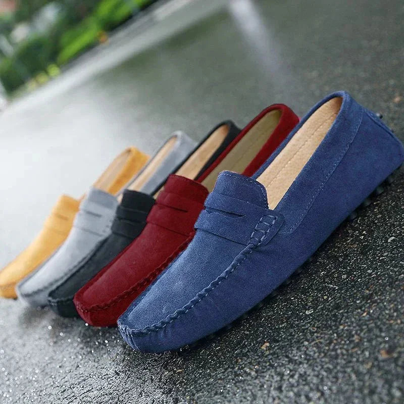Mocasines de ante casual