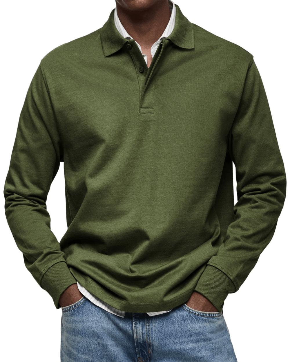 Jersey polo relajado