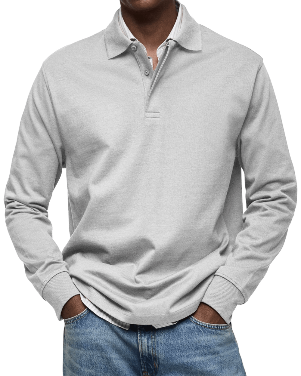 Jersey polo relajado