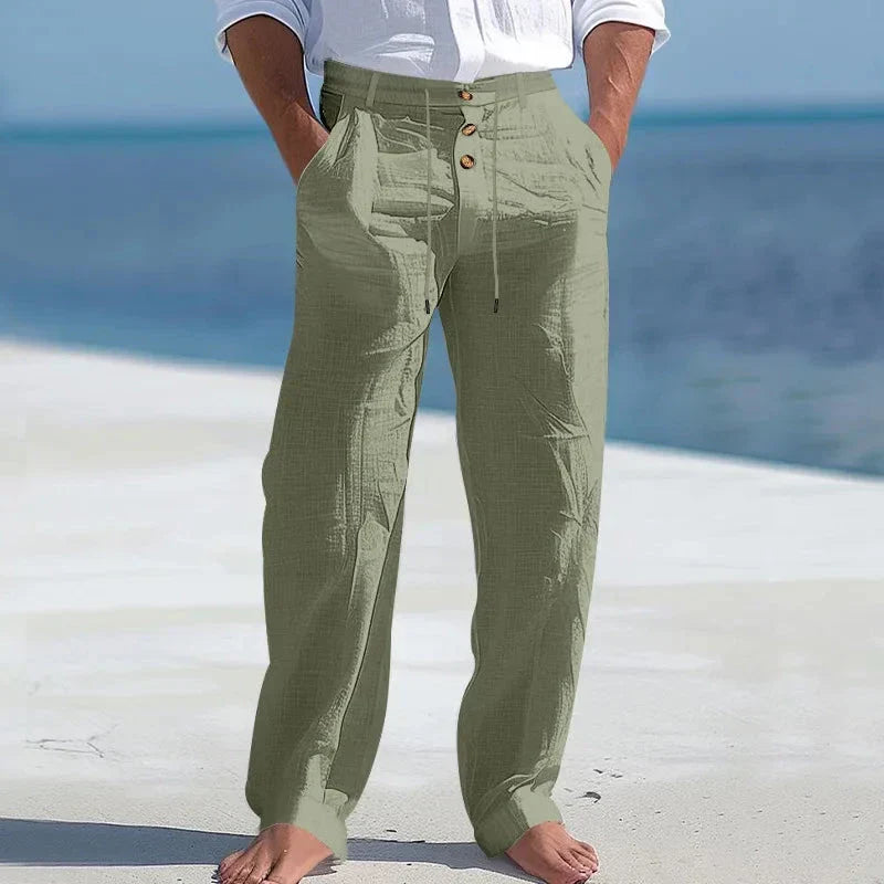 Pantalón de lino de verano
