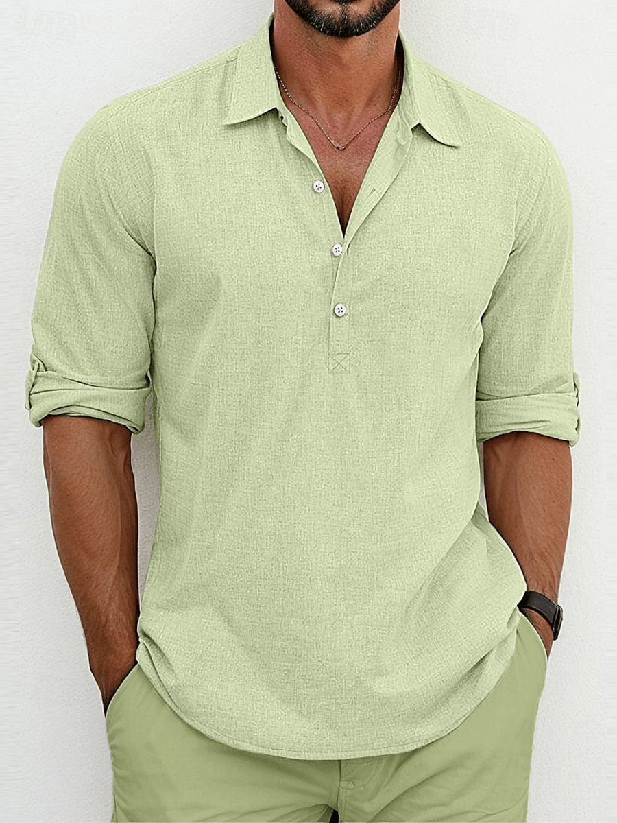 Camisa de lino premium