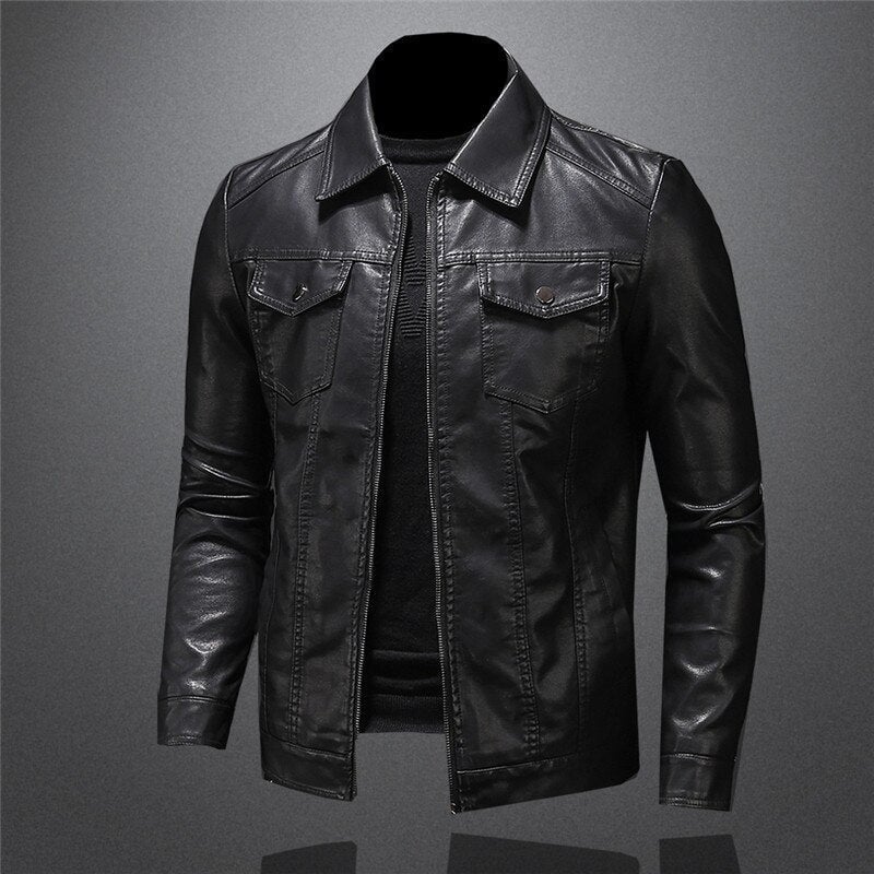 Chaqueta de cuero vegano