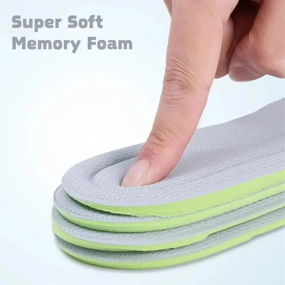 Antibacteriële memory foam-inlegzolen