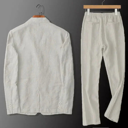 Conjunto de lino elegante