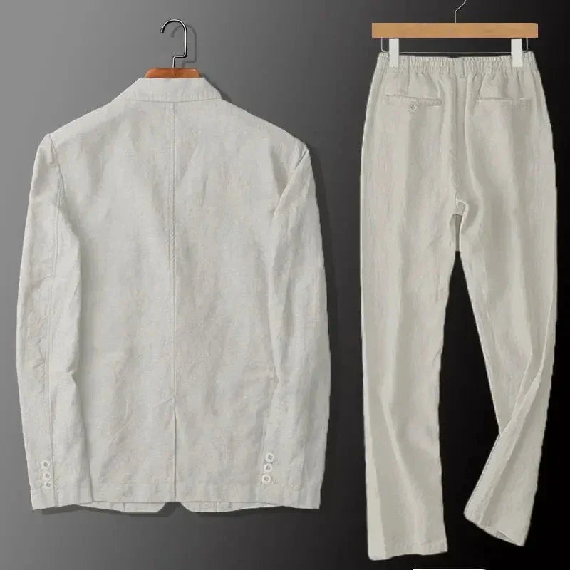 Conjunto de lino elegante