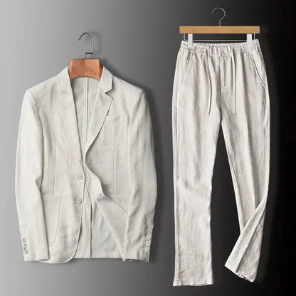 Conjunto de lino elegante