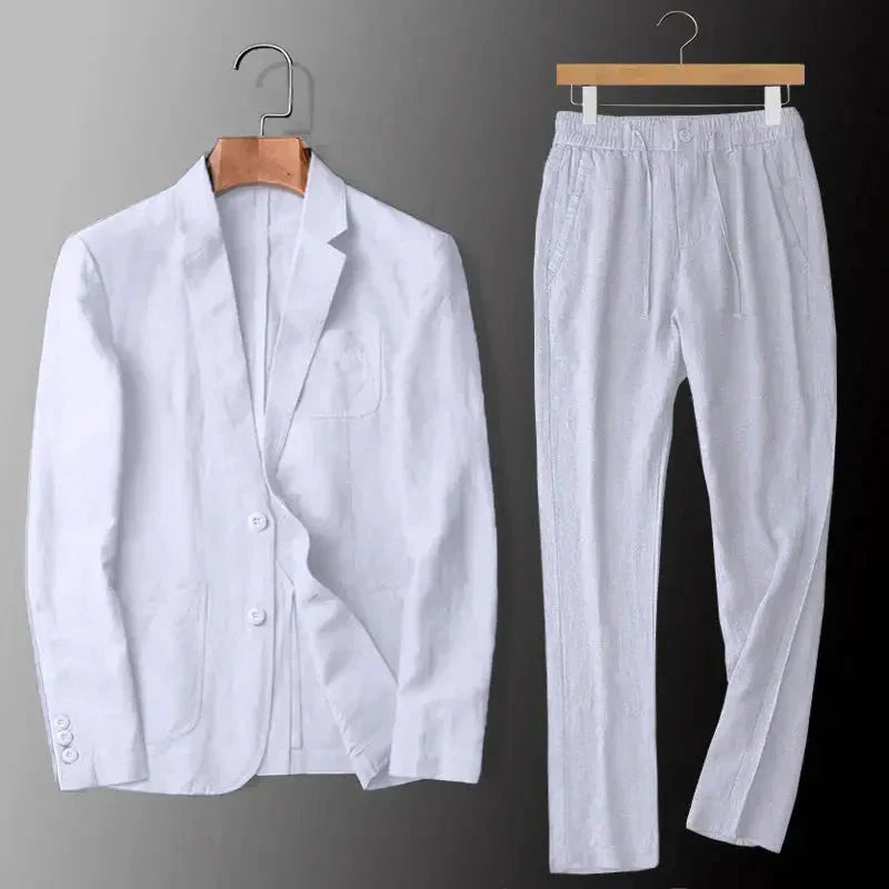 Conjunto de lino elegante
