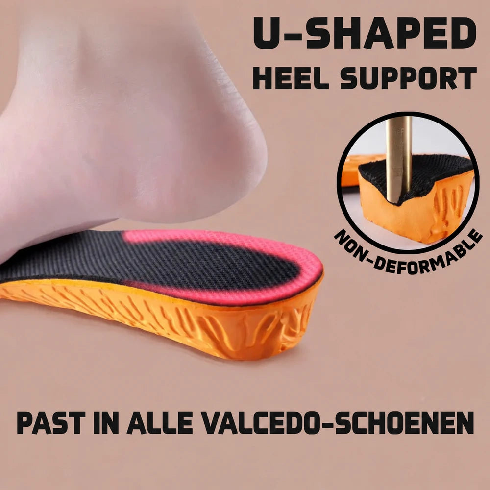 Verhogende inlegzolen (1,5 cm)