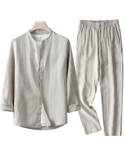 Conjunto de lino clásico