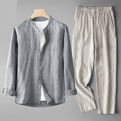 Conjunto de lino clásico