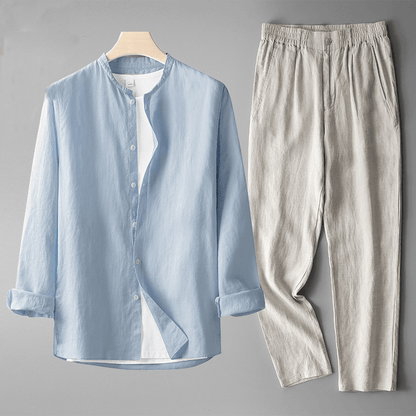 Conjunto de lino clásico