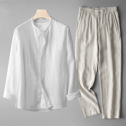 Conjunto de lino clásico