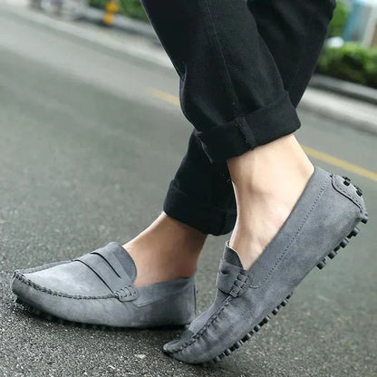 Mocasines de ante casual