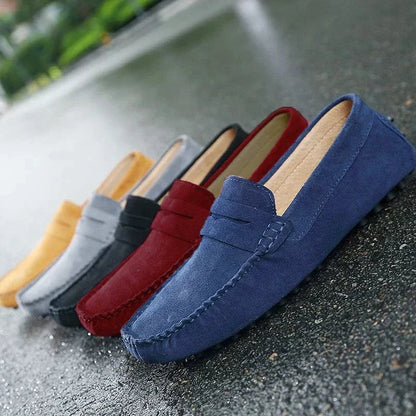 Mocasines de ante casual