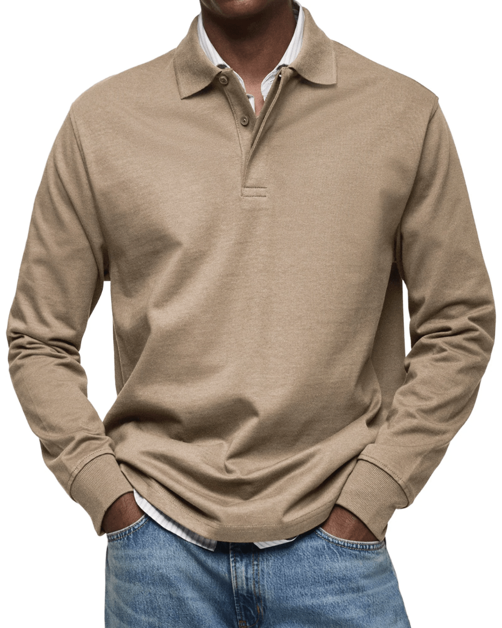 Jersey polo relajado