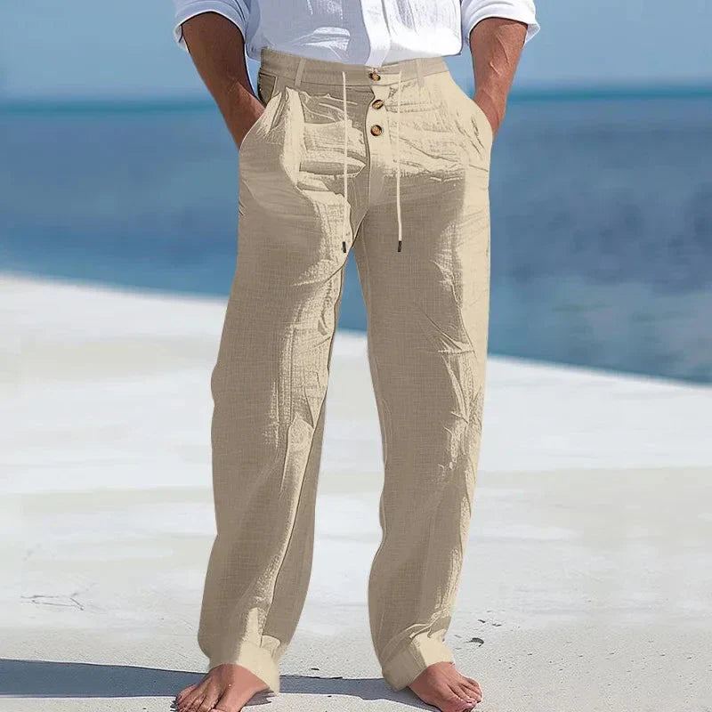 Pantalón de lino de verano