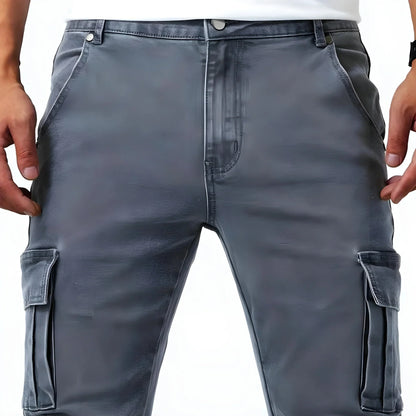 Pantalón cargo elástico