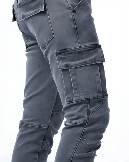 Pantalón cargo elástico