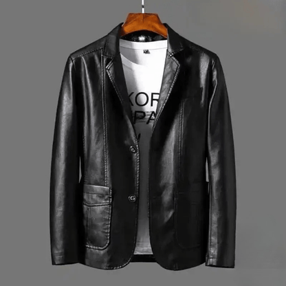 Chaqueta de cuero premium