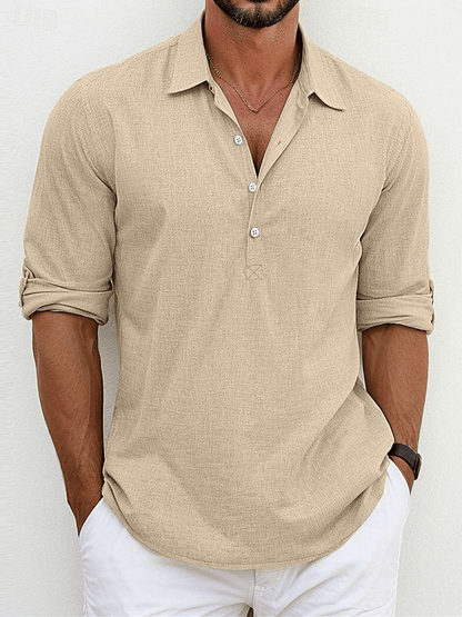 Camisa de lino premium