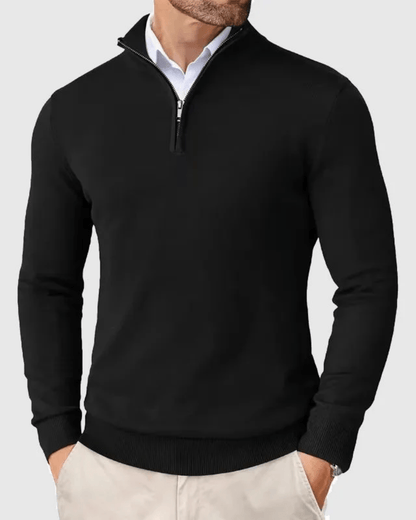 Jersey con cuello de cremallera