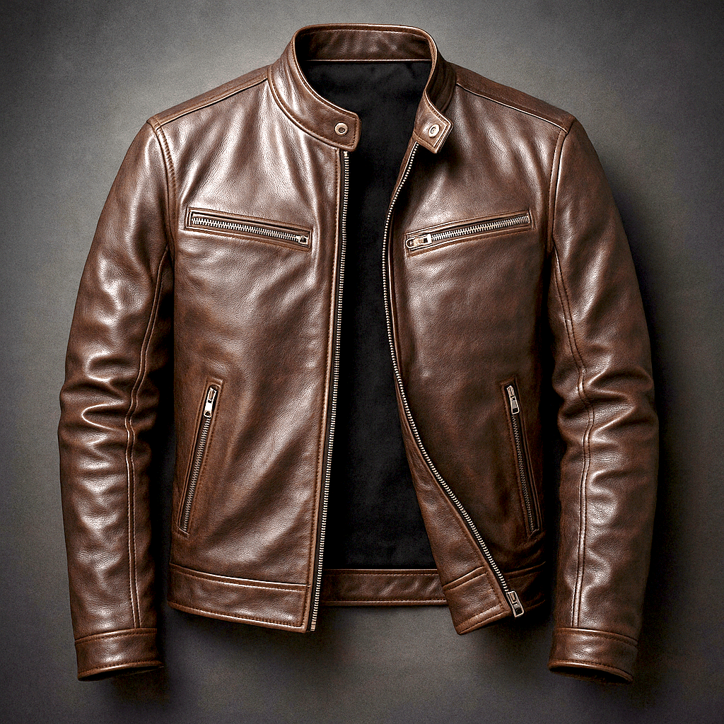 Chaqueta de cuero vintage