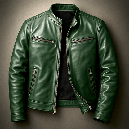 Chaqueta de cuero vintage